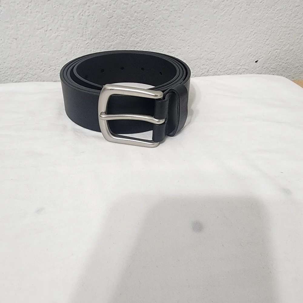 Old Navy Black Leather Belt Size 3X